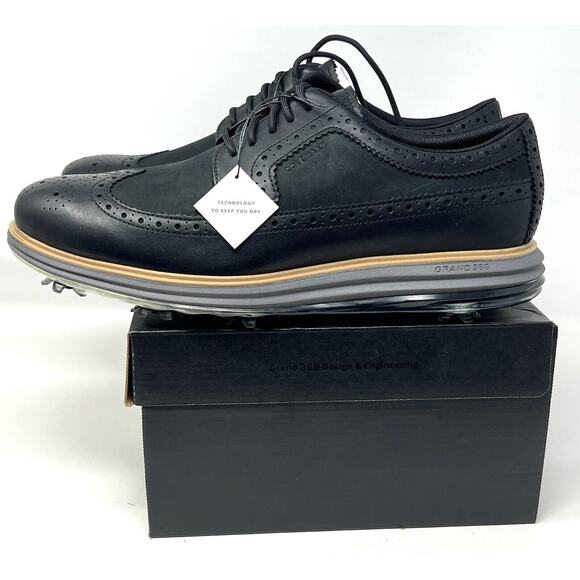 Cole Haan Original Grand Tour Oxford Golf Shoes Mens Size 10.5 Wing Tips C36154 main image 7